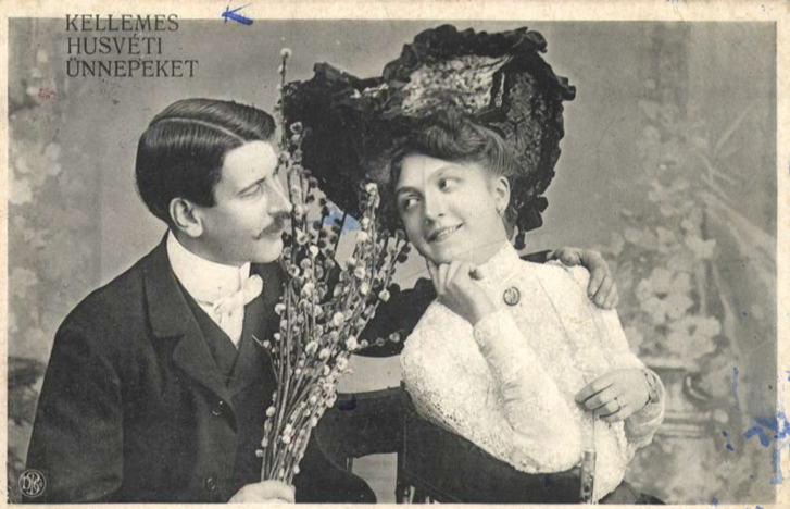 Húsvéti szerelmespár, 1908
