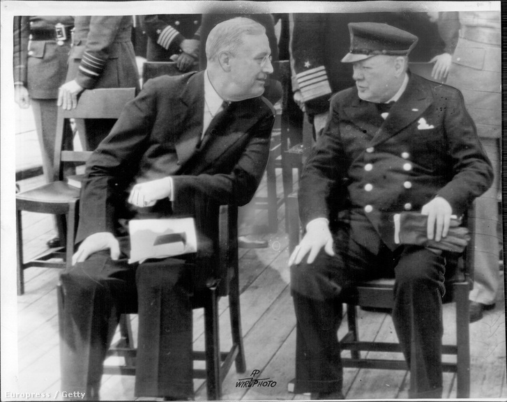 Roosevelt és Churchill