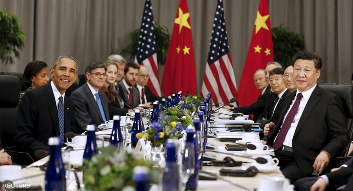 Barack Obama és Hszi Csinping tárgyalása Washingtonban 2016. március 31-én