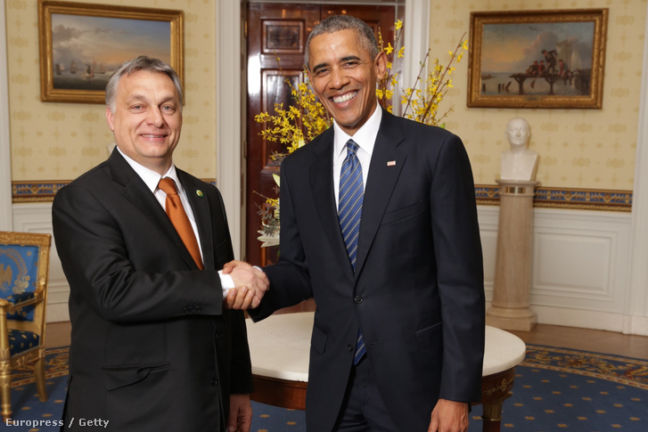 Orbán Viktor és Barack Obama Washingtonban 2016. március 31-én
