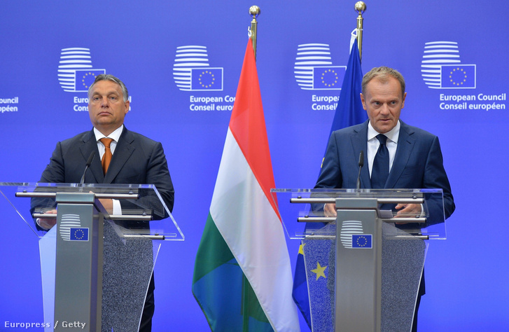 Orbán Viktor és Donald Tusk