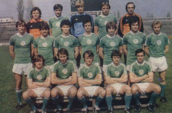 A Ferencváros csapatában (Jancsika az álló sor jobbszélén)