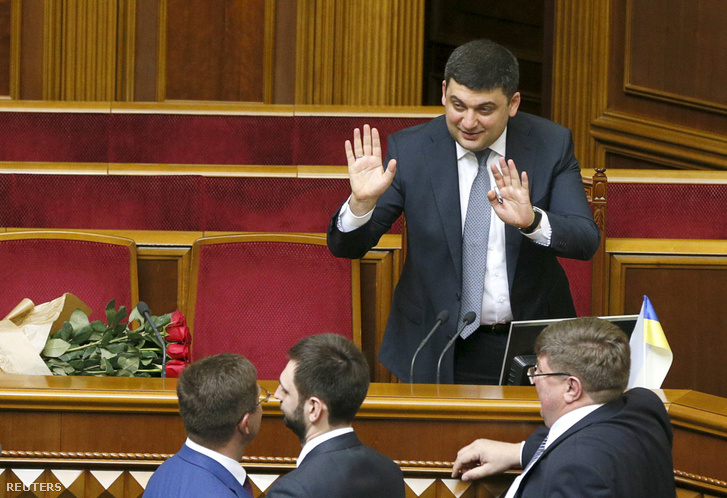 Volodimir Hrojszman az új ukrán kormányfő.