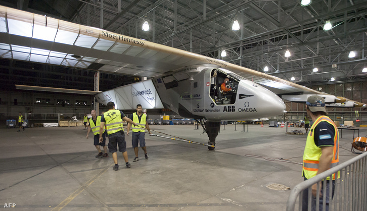 A Solar Impulse 2 Hawaiin, 2016. április 9-én