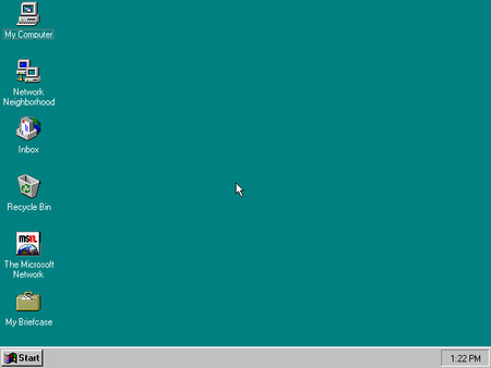 Windows 95/98 háttér