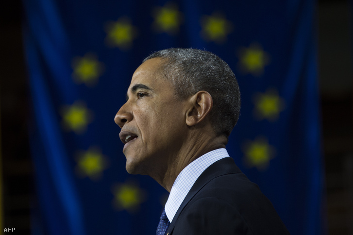 Barack Obama Hannoverben, 2016. április 25-én.