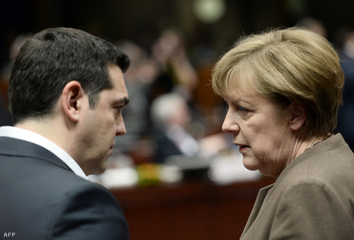 Alexisz Ciprasz görög miniszterelnök és Angela Merkel német kancellár