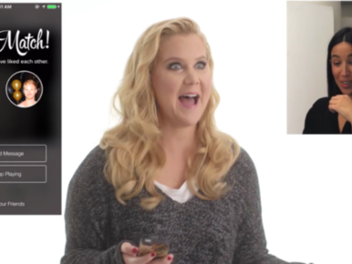 Amy Schumer tinderezés közben viccesebb mindennél