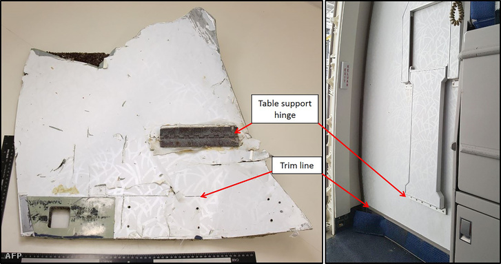 A roncsdarab az MH370-es gépről származik