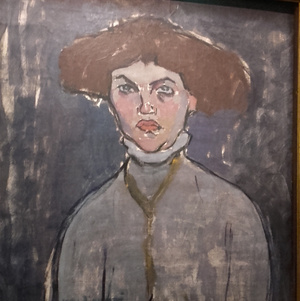 Modigliani: Fiatal nő mellképe