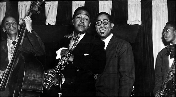 Tommy Potter, Charlie Parker, Dizzy Gillespie és John Coltrane