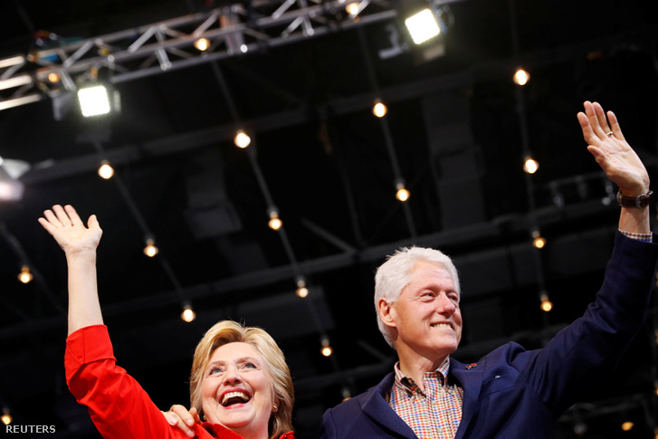 Hillary és Bill Clinton pittsburghi kampányrendezvényen, 2016. július 30-án