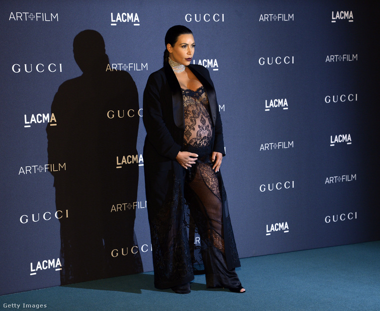Kim Kardashian még tavaly novemberben egy Los Angeles-i gálán.
