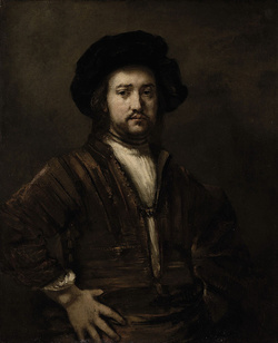 A Csípőre tett kezű férfi portréja