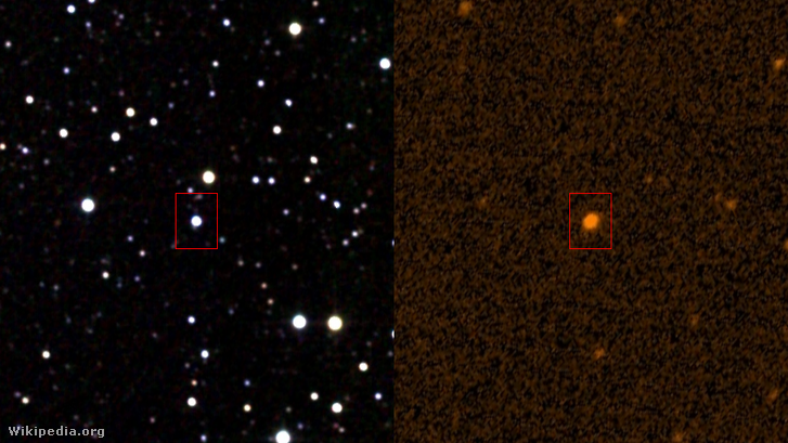 A KIC 8462852 infravörös és ibolyántúli felvételeken