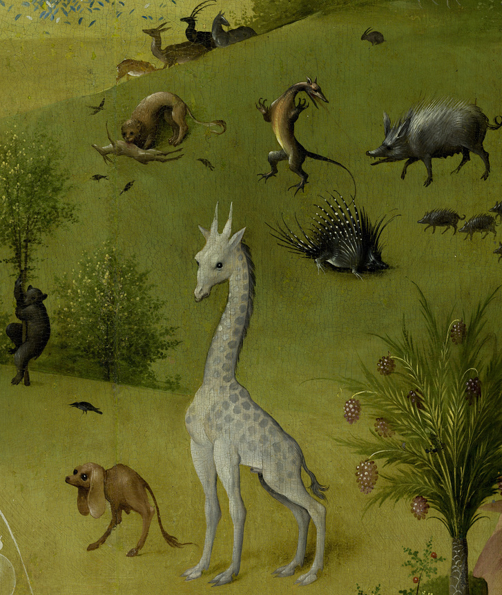 Bosch: A gyönyörök kertje - részlet