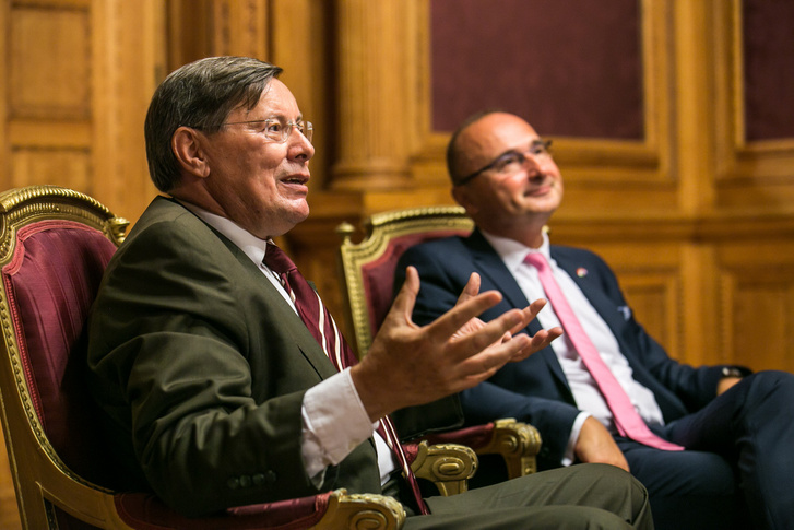 Dr. Hóvári János és Gordan Grlić Radman
