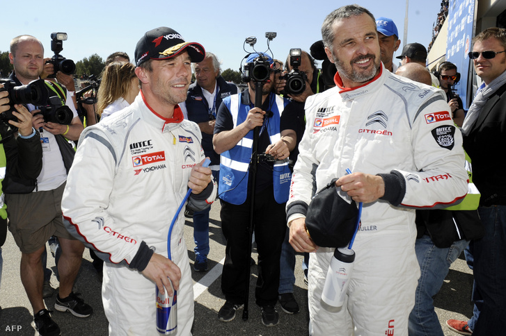 Sebastien Loeb és Yvan Muller, két Citroen-versenyző