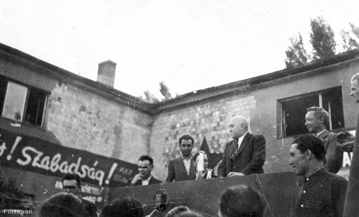 Rákosi Mátyás az 1945-ös nemzetgyűlési választások idején