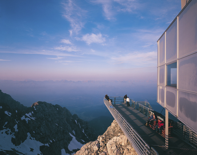 Kilátás a Dachstein-gleccserről (Schladmingból könnyedén eljuthatunk ide is)