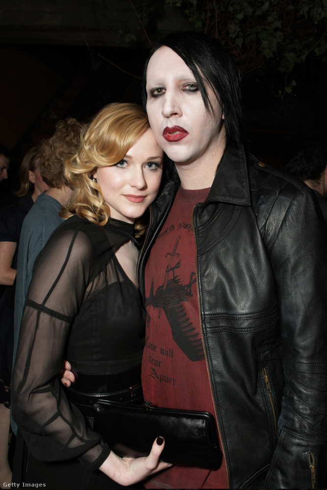 Marilyn Manson és Evan Rachel Wood 2006 és 2008 között jártak, aztán szétmentek, majd 2010-ben tettek egy újabb próbát - azt is sikertelenül