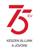 75 Year Logo text HU
