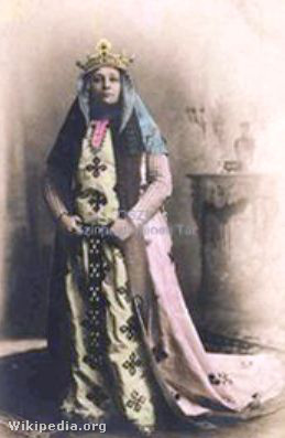 Jászai Mari Gertrudis szerepében, 1872-ben