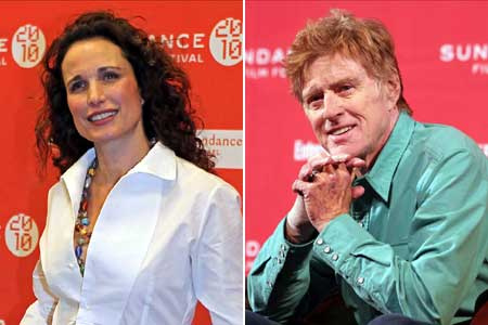 Andie McDowell és Robert Redford a Sundance megnyitóján