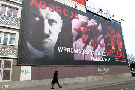 Plakát Poznanban (Fotó: Adam Ciereszko)
