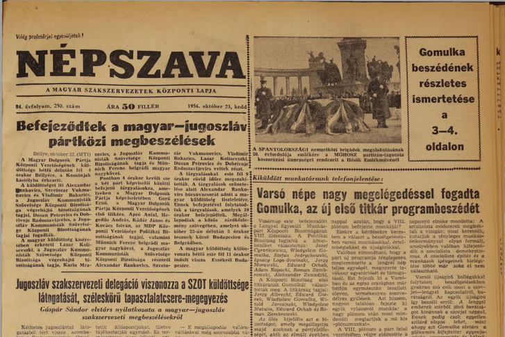 Nepszava 1956 10  pages120-120