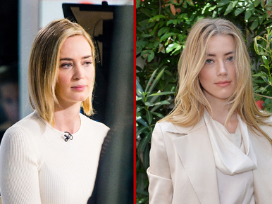 Amber Heard szolidabb napjain Emily Bluntnak is elmegy