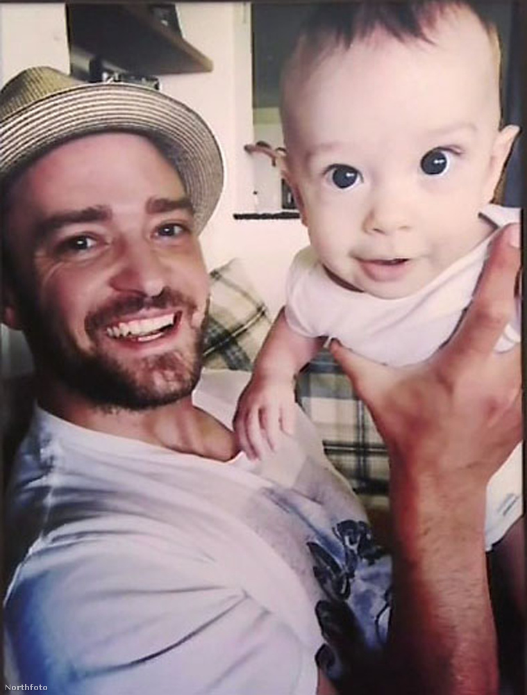 Justin Timberlake és Jessica Biel fia, Silas Randall 2015 áprilisában született, és jó nagy szemei vannak