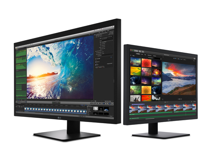 Az LG Ultrafine 5K és 4K monitorok.