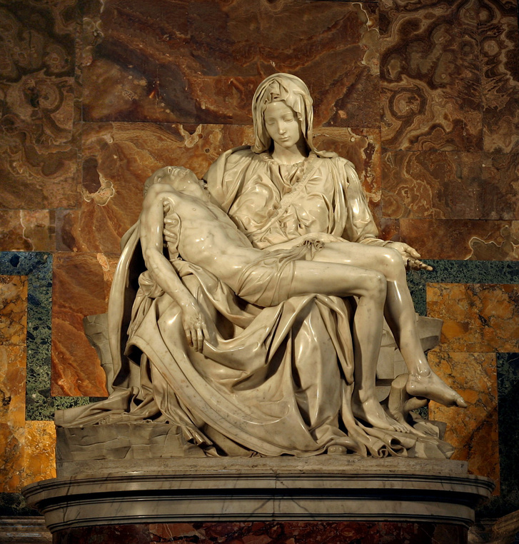 Michelangelo: Pietá (Krisztus siratása)