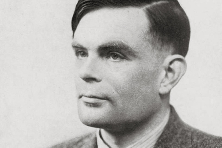 A fiatal Alan Turing.