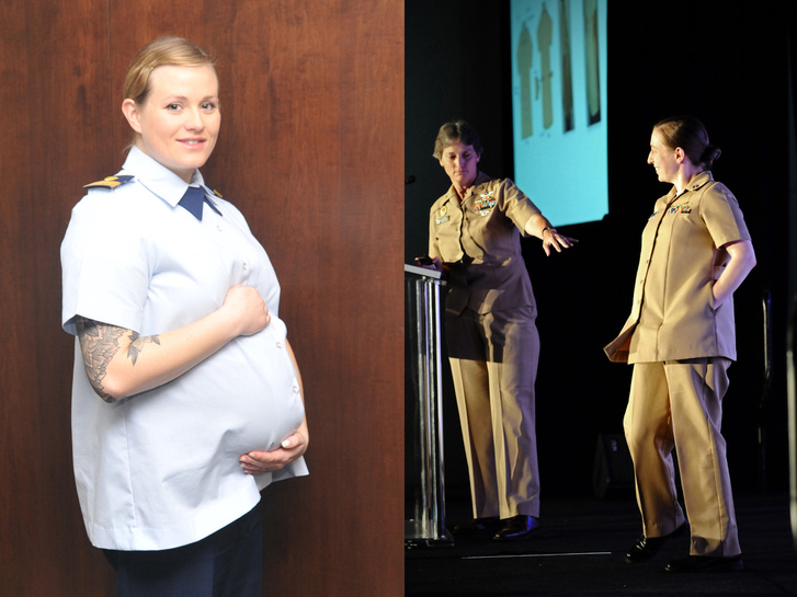 A parti őrség, és a haditengerészet kismamáknak szánt ruhadarabjai