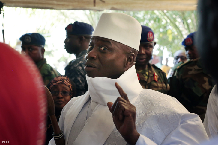 Yahya Jammeh a választás napján.