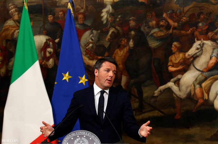 Renzi bejelenti lemondását a népszavazási vereség után.