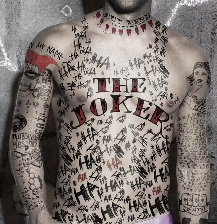 Joker-alternate-tattoo-design-for-Suicide-Squad-by-Tina-Charad