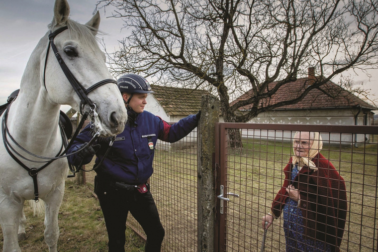 A lovas rendőrök február elején tartottak gyakorlati továbbképzést Kecskeméten