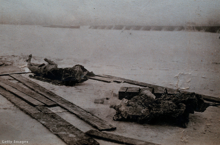 Raszputyin holtteste a Nagy-Néva partján