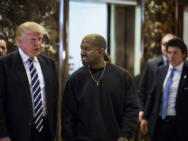 Erről beszélgetett Kanye West az új amerikai elnökkel