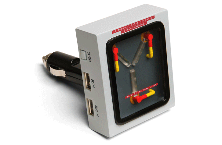 1dbd flux capacitor car charger.gif