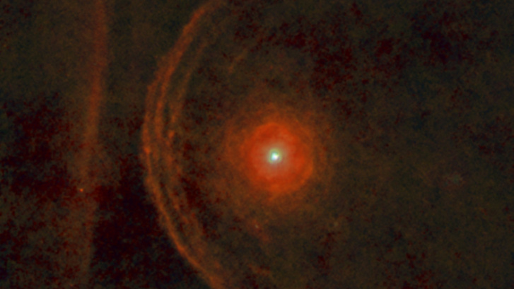 A Betelgeuse a Herschel teleszkóp képén