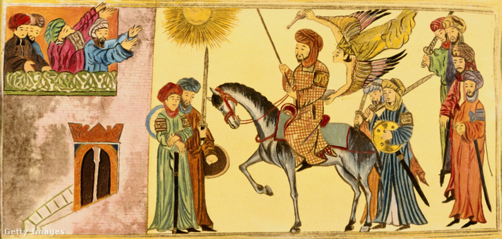Mohamed próféta arab lovon