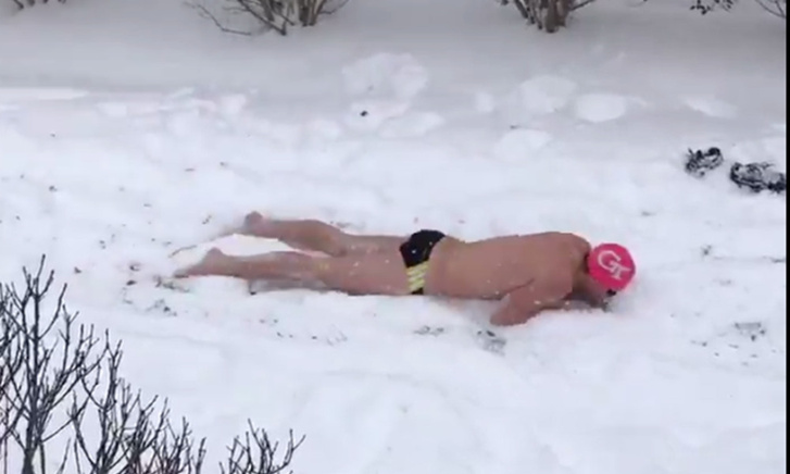 snow-swim