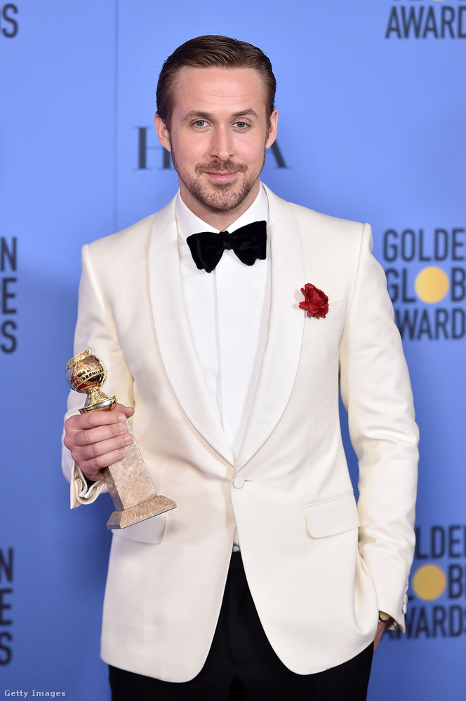 Ryan Gosling a legjobb színész lett musical és vígjáték kategóriában, díját Eva Mendes elhunyt testvére emlékének ajánlotta.