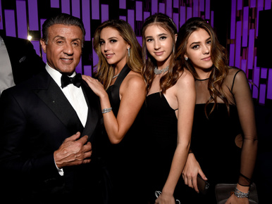 Sylvester Stallone lányai a kifutón is gyönyörűek