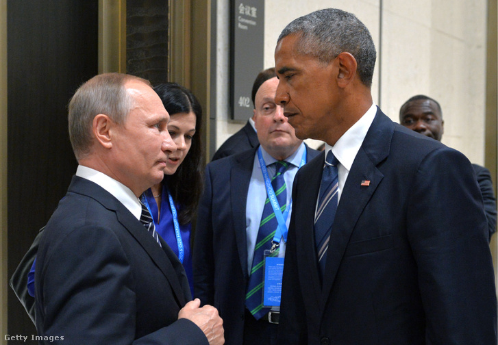 Putyin és Obama 2016-ban