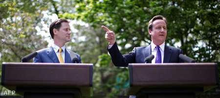 Nick Clegg és David Cameron